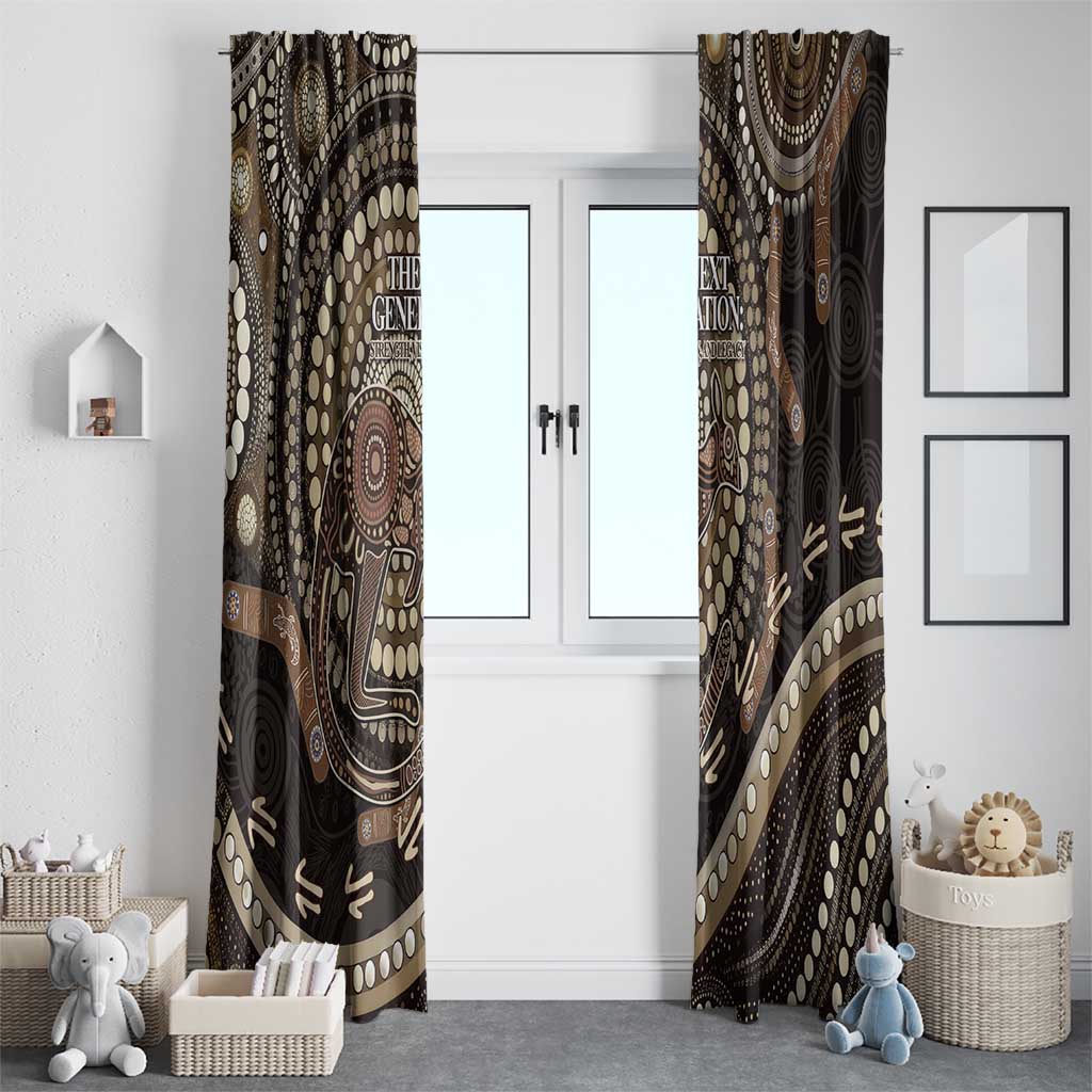Australia NAIDOC Week 2025 Window Curtain Boomerang Kangaroo Indigenous Art