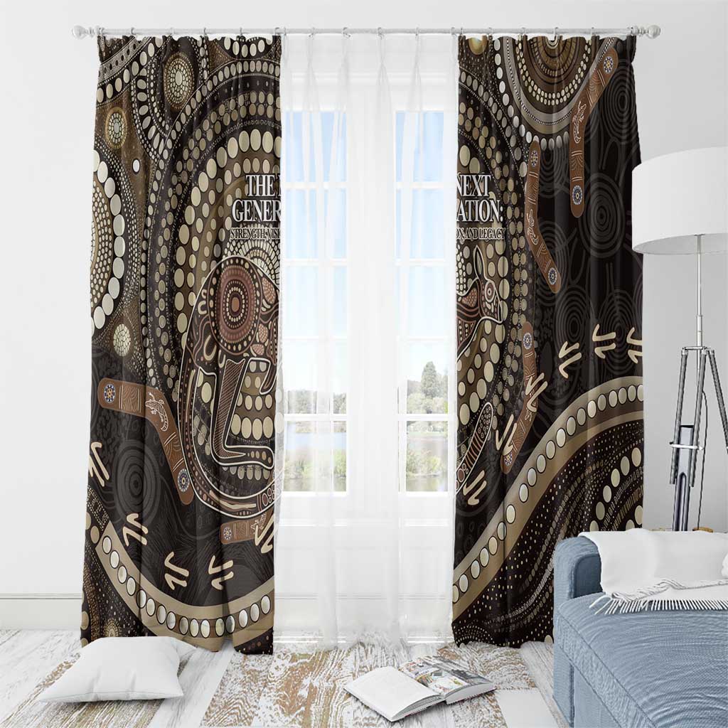 Australia NAIDOC Week 2025 Window Curtain Boomerang Kangaroo Indigenous Art