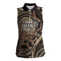 Australia NAIDOC Week 2025 Women Sleeveless Polo Shirt Boomerang Kangaroo Indigenous Art
