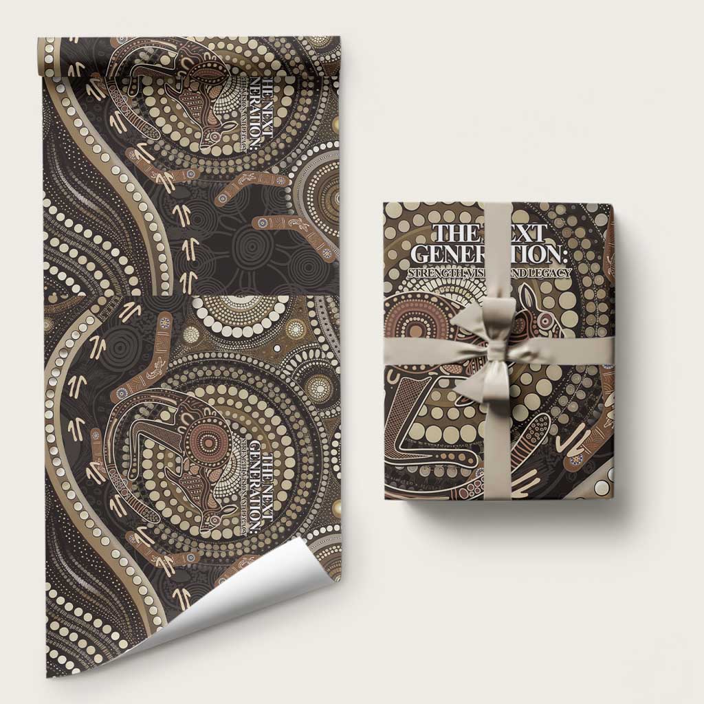 Australia NAIDOC Week 2025 Wrapping Paper Boomerang Kangaroo Indigenous Art - Aussie Hoodie