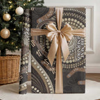 Australia NAIDOC Week 2025 Wrapping Paper Boomerang Kangaroo Indigenous Art - Aussie Hoodie