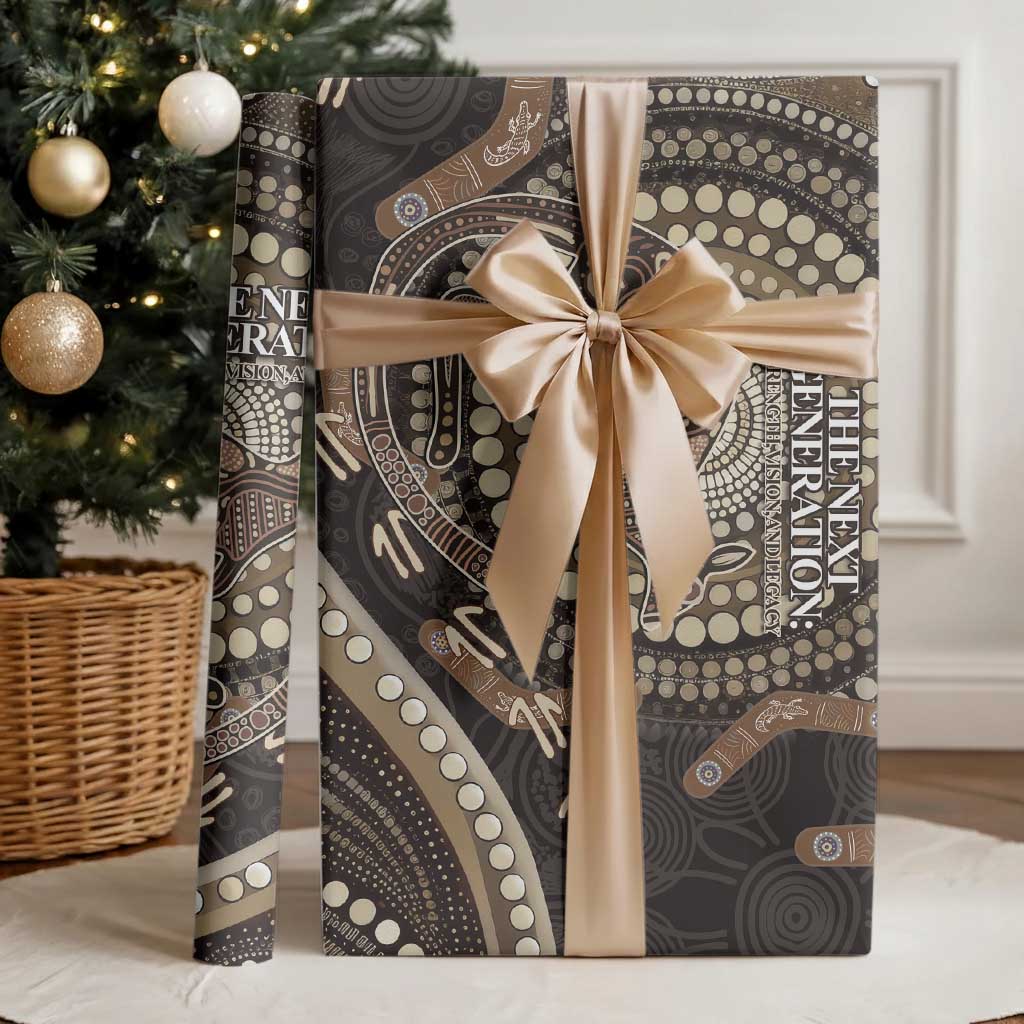 Australia NAIDOC Week 2025 Wrapping Paper Boomerang Kangaroo Indigenous Art - Aussie Hoodie