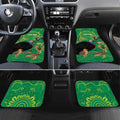 Personalised Australia Father's Day Car Mats Cassowary Dad Cerbera Floribunda Aboriginal Art