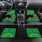 Personalised Australia Father's Day Car Mats Cassowary Dad Cerbera Floribunda Aboriginal Art