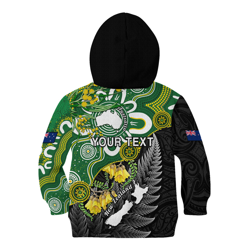 personalised-new-zealand-and-australia-kid-hoodie-aboriginal-mix-aotearoa-maori-unique-style
