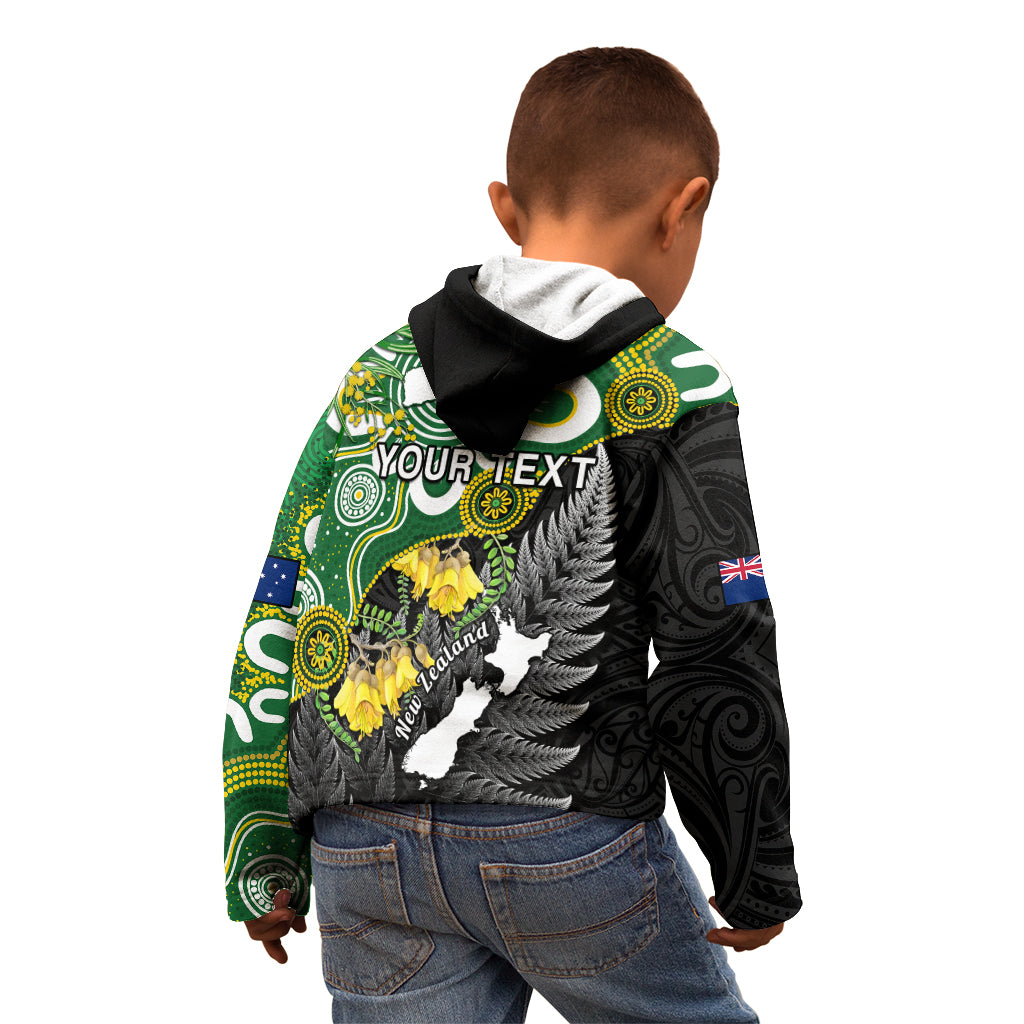 personalised-new-zealand-and-australia-kid-hoodie-aboriginal-mix-aotearoa-maori-unique-style