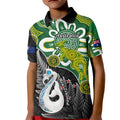personalised-new-zealand-and-australia-kid-polo-shirt-aboriginal-mix-aotearoa-maori-unique-style