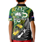 personalised-new-zealand-and-australia-kid-polo-shirt-aboriginal-mix-aotearoa-maori-unique-style