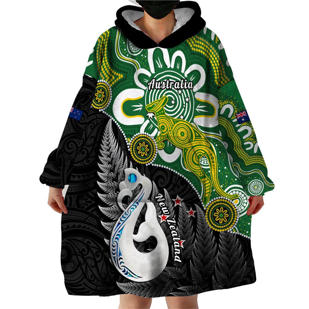 personalised-new-zealand-and-australia-wearable-blanket-hoodie-aboriginal-mix-aotearoa-maori-unique-style