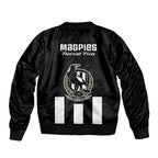 collingwood-football-2023-sleeve-zip-bomber-jacket-go-magpies-sporty-style