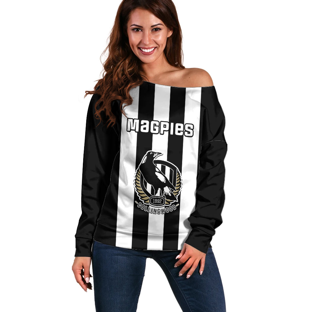 personalised-collingwood-football-2023-off-shoulder-sweater-go-magpies-sporty-style