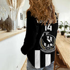 Personalised Collingwood Football 2023 Women Casual Shirt Go Magpies Sporty Style LT14