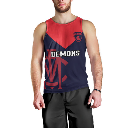 personalised-melbourne-football-2023-men-tank-top-go-demons-sporty-style