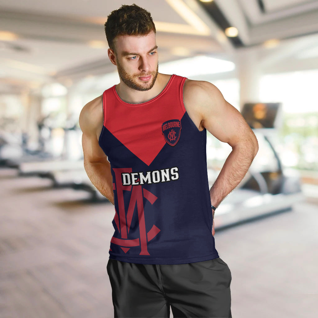 personalised-melbourne-football-2023-men-tank-top-go-demons-sporty-style