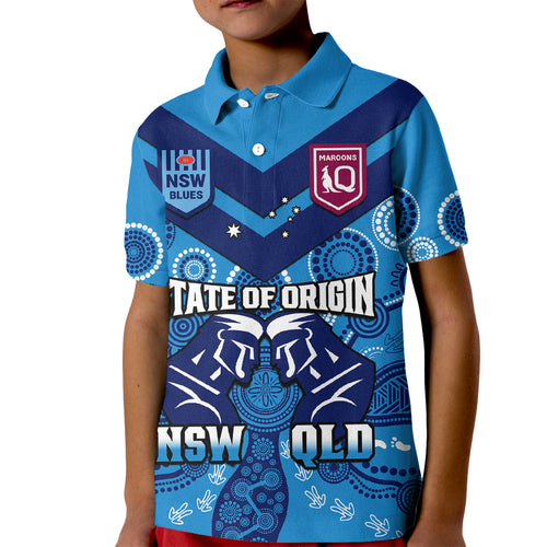 qld-maroons-and-nsw-blues-rugby-kid-polo-shirt-state-of-origin-2023-indigenous-blue