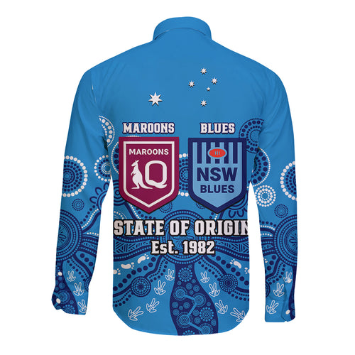 qld-maroons-and-nsw-blues-rugby-long-sleeve-button-shirt-state-of-origin-2023-indigenous-blue