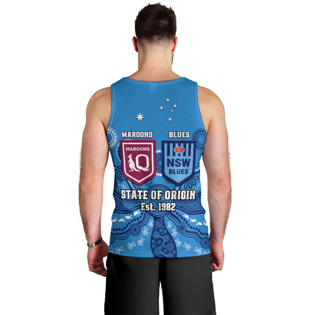 qld-maroons-and-nsw-blues-rugby-men-tank-top-state-of-origin-2023-indigenous-blue