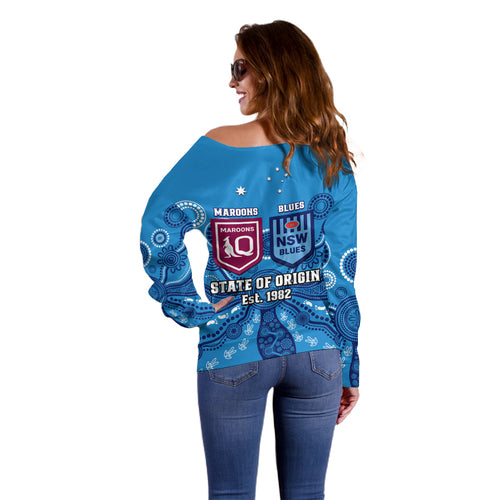 qld-maroons-and-nsw-blues-rugby-off-shoulder-sweater-state-of-origin-2023-indigenous-blue