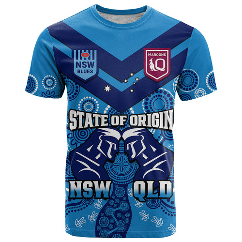 qld-maroons-and-nsw-blues-rugby-t-shirt-state-of-origin-2023-indigenous-blue