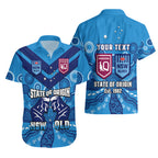 personalised-qld-maroons-and-nsw-blues-rugby-hawaiian-shirt-state-of-origin-2023-indigenous-blue