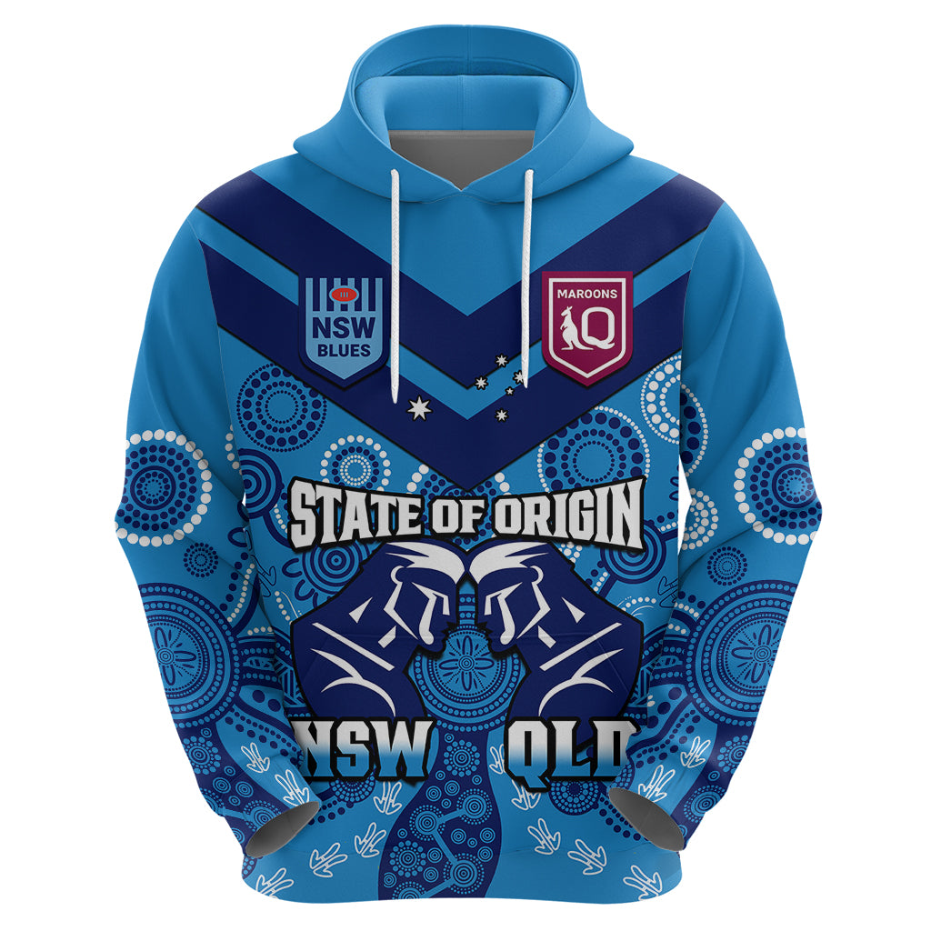 personalised-qld-maroons-and-nsw-blues-rugby-hoodie-state-of-origin-2023-indigenous-blue