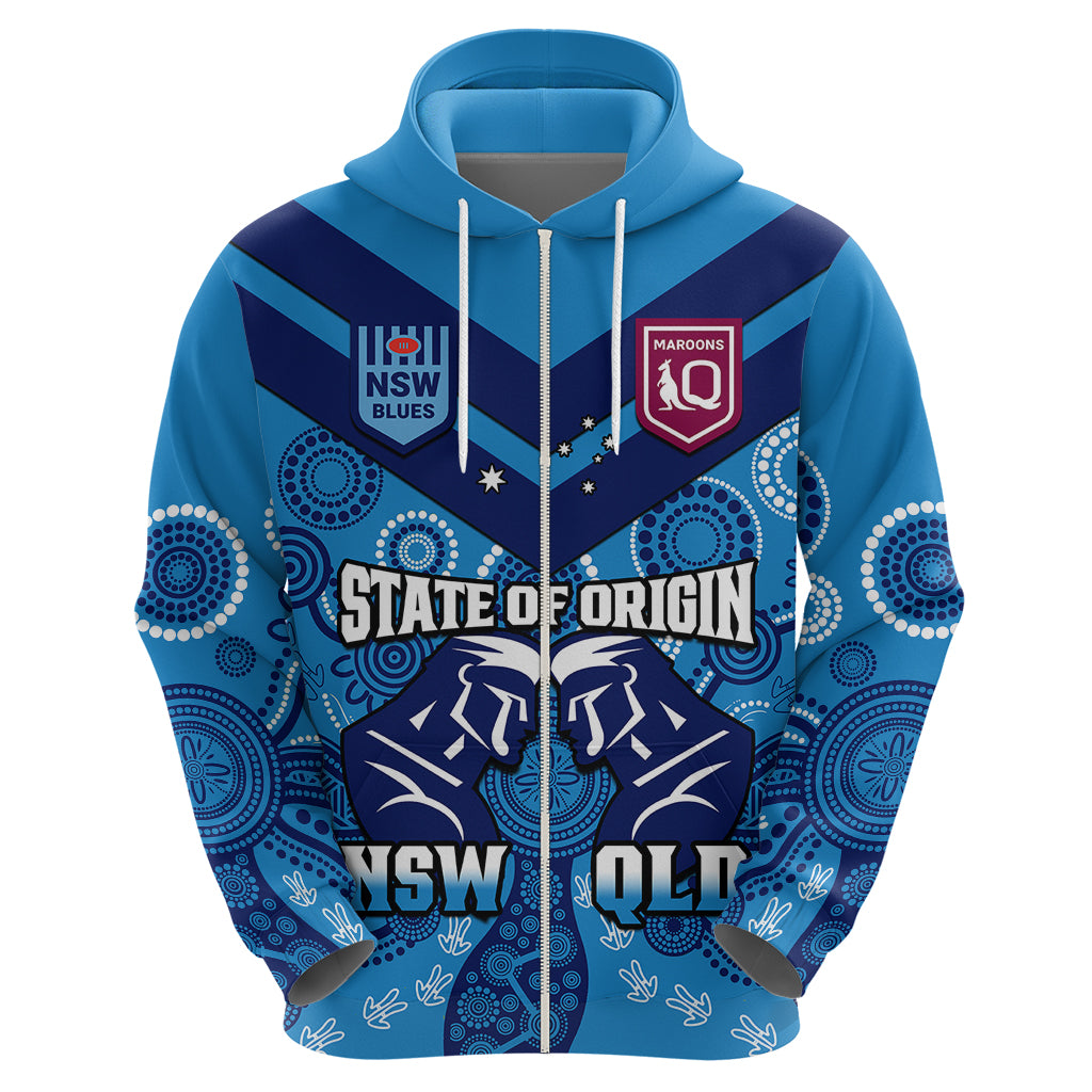 personalised-qld-maroons-and-nsw-blues-rugby-hoodie-state-of-origin-2023-indigenous-blue