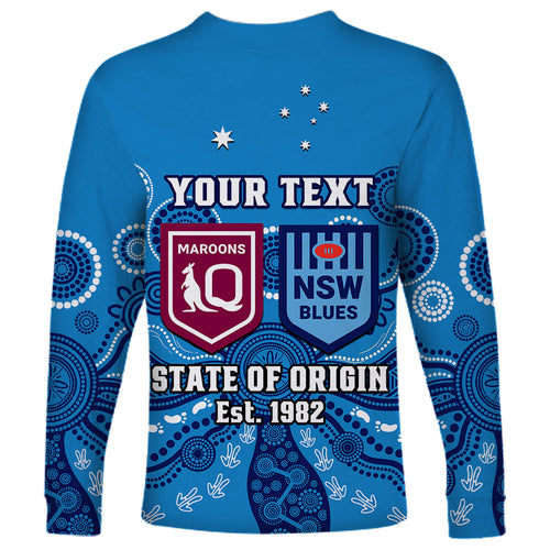 personalised-qld-maroons-and-nsw-blues-rugby-long-sleeve-shirt-state-of-origin-2023-indigenous-blue