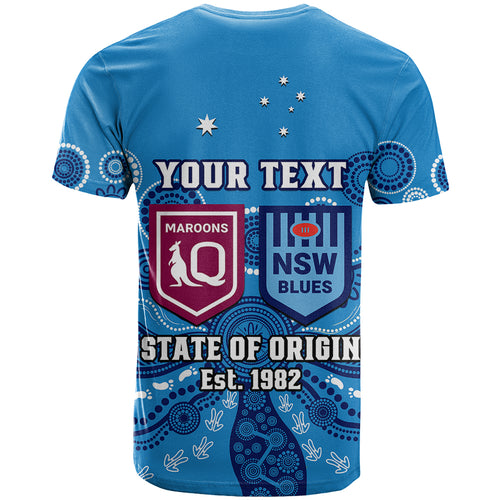 personalised-qld-maroons-and-nsw-blues-rugby-t-shirt-state-of-origin-2023-indigenous-blue