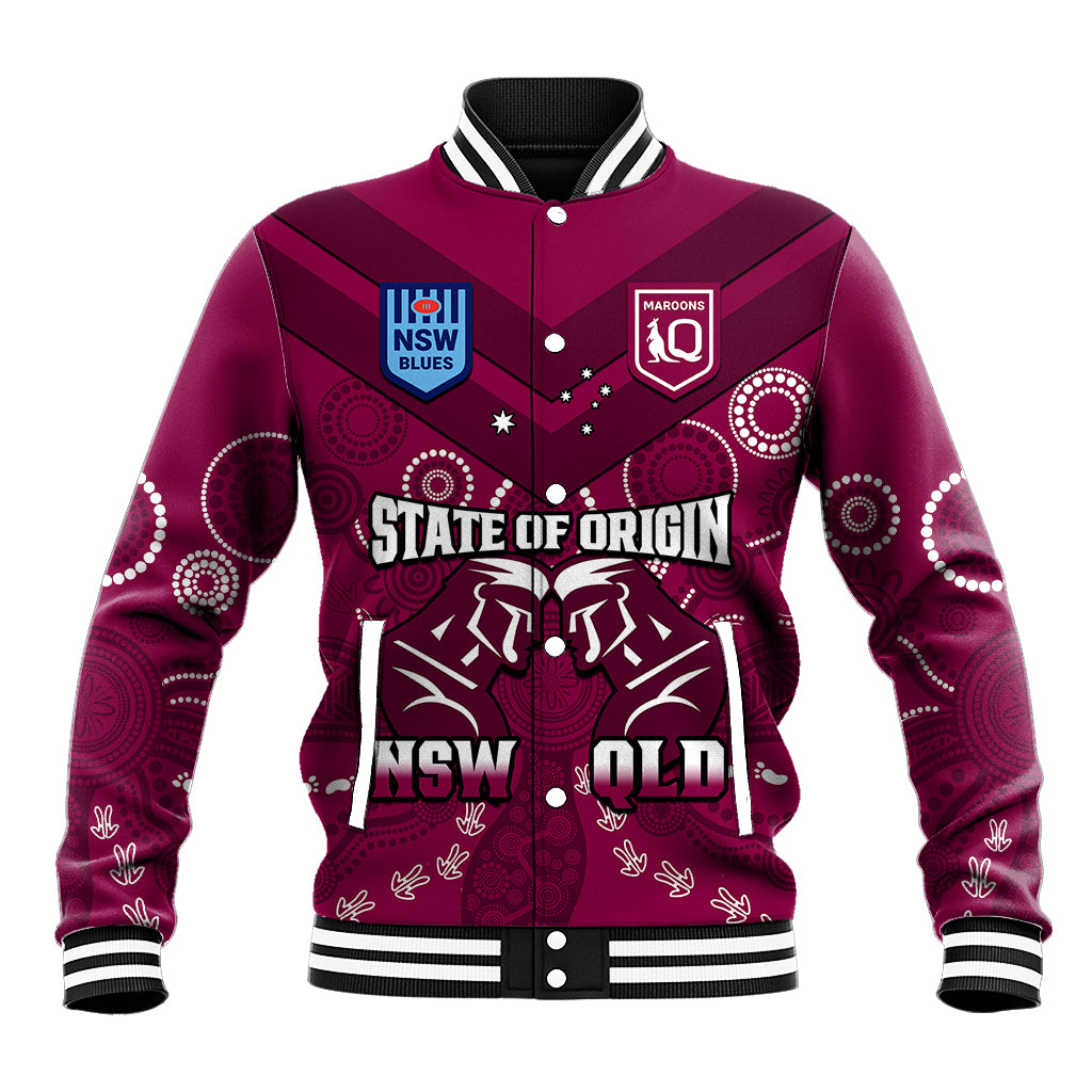qld-maroons-and-nsw-blues-rugby-baseball-jacket-state-of-origin-2023-indigenous-maroon