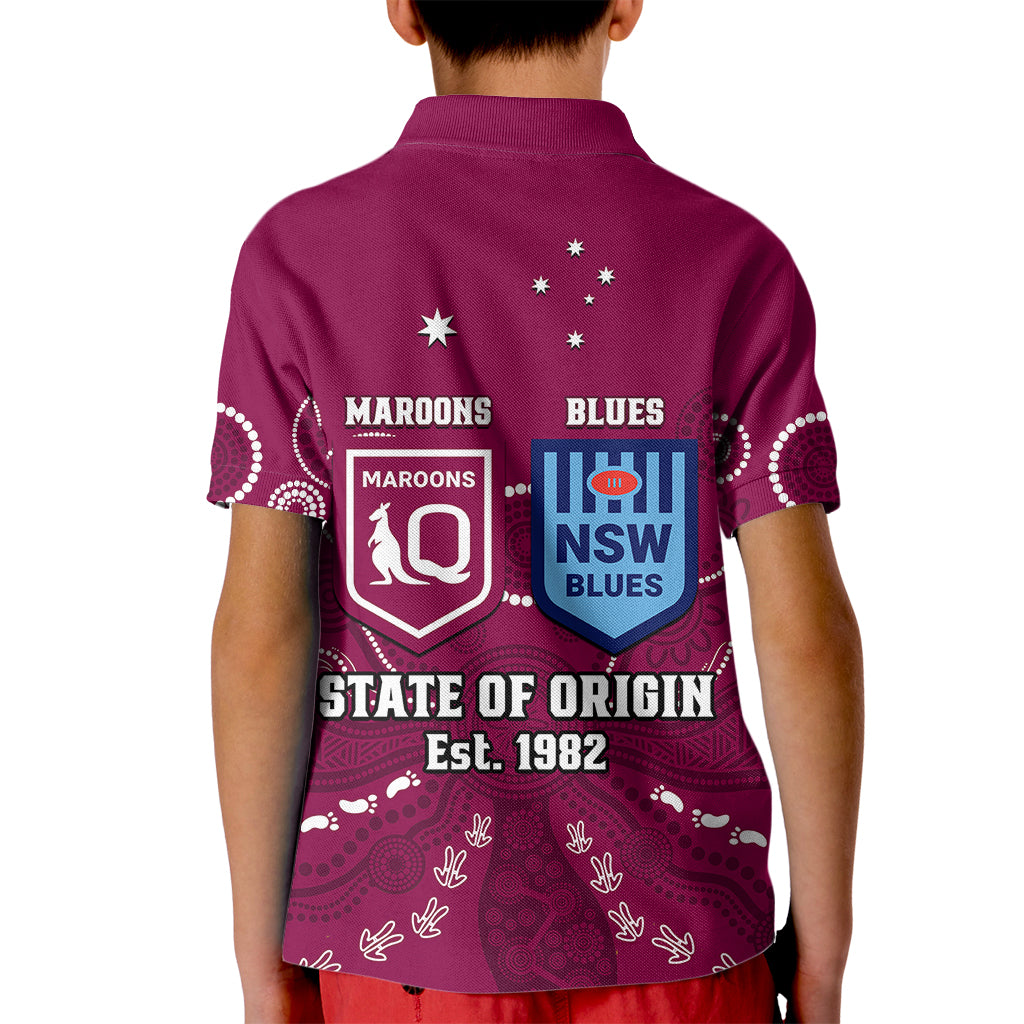 qld-maroons-and-nsw-blues-rugby-kid-polo-shirt-state-of-origin-2023-indigenous-maroon