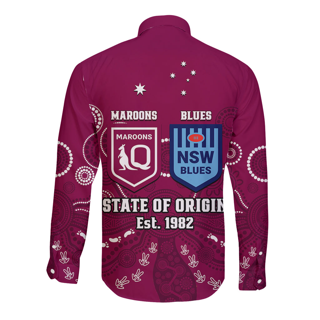 qld-maroons-and-nsw-blues-rugby-long-sleeve-button-shirt-state-of-origin-2023-indigenous-maroon