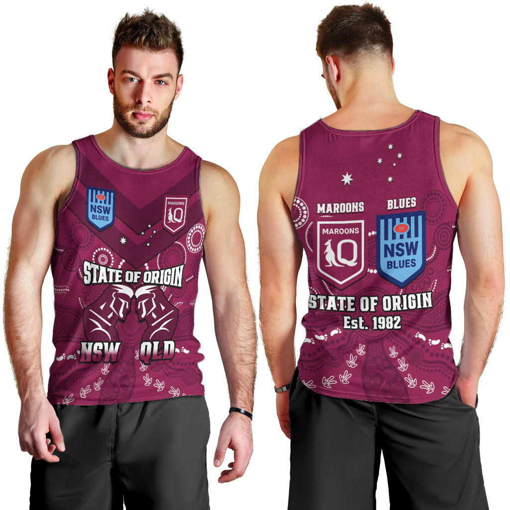 qld-maroons-and-nsw-blues-rugby-men-tank-top-state-of-origin-2023-indigenous-maroon