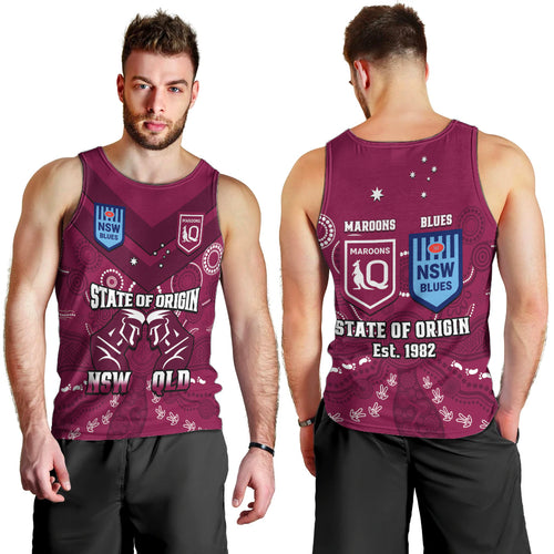 qld-maroons-and-nsw-blues-rugby-men-tank-top-state-of-origin-2023-indigenous-maroon