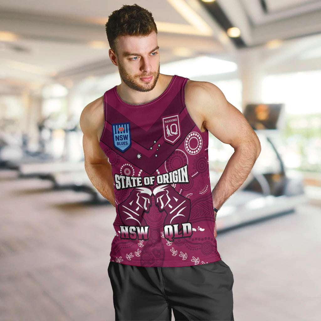 qld-maroons-and-nsw-blues-rugby-men-tank-top-state-of-origin-2023-indigenous-maroon