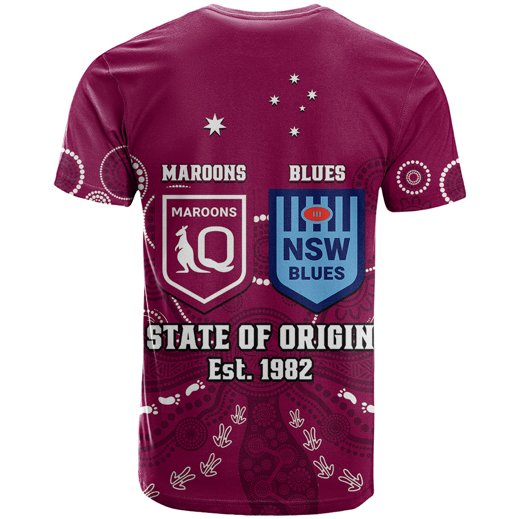 qld-maroons-and-nsw-blues-rugby-t-shirt-state-of-origin-2023-indigenous-maroon