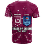 qld-maroons-and-nsw-blues-rugby-t-shirt-state-of-origin-2023-indigenous-maroon