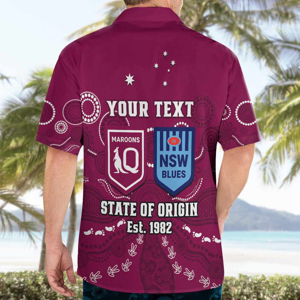 personalised-qld-maroons-and-nsw-blues-rugby-hawaiian-shirt-state-of-origin-2023-indigenous-maroon