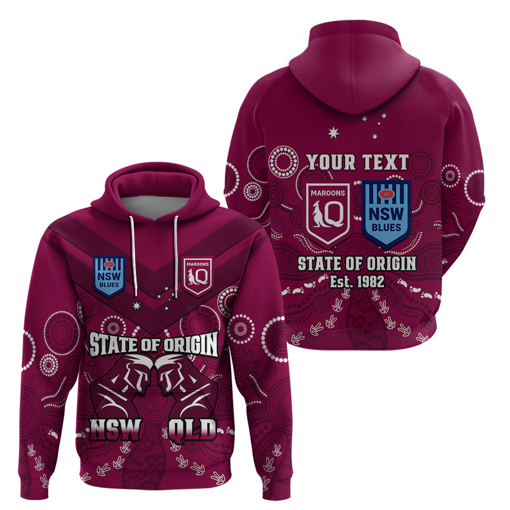 personalised-qld-maroons-and-nsw-blues-rugby-hoodie-state-of-origin-2023-indigenous-maroon