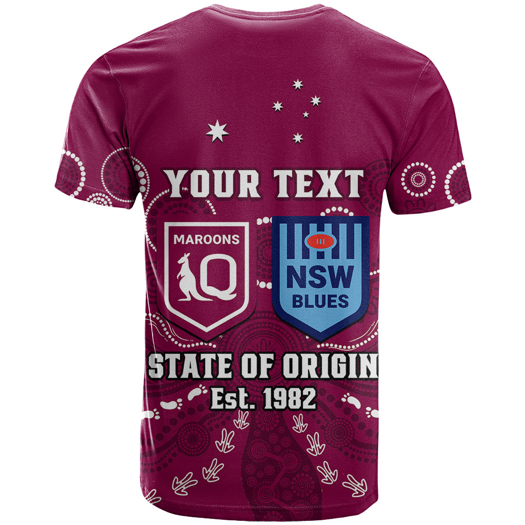 personalised-qld-maroons-and-nsw-blues-rugby-t-shirt-state-of-origin-2023-indigenous-maroon