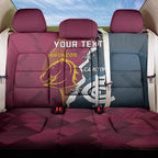 Personalised Broncos Rugby And Carlton Football Back Car Seat Cover Sporty Version