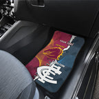 Personalised Broncos Rugby And Carlton Football Car Mats Sporty Version