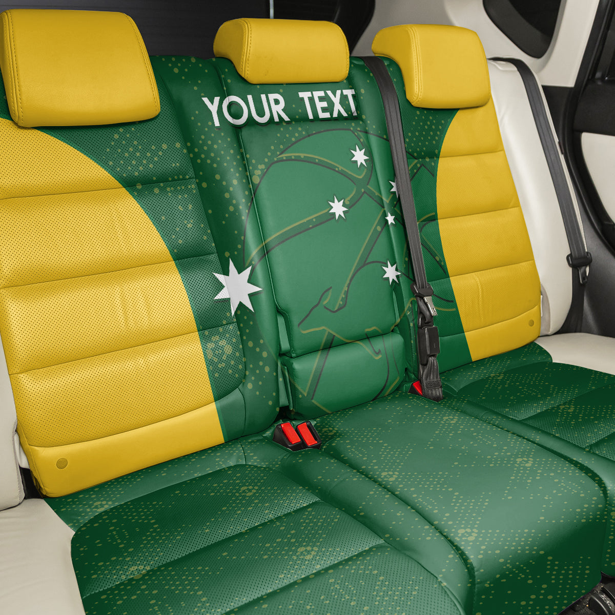 Custom Australia Basketball Back Car Seat Cover Go Champions Aussie Boomers National Color