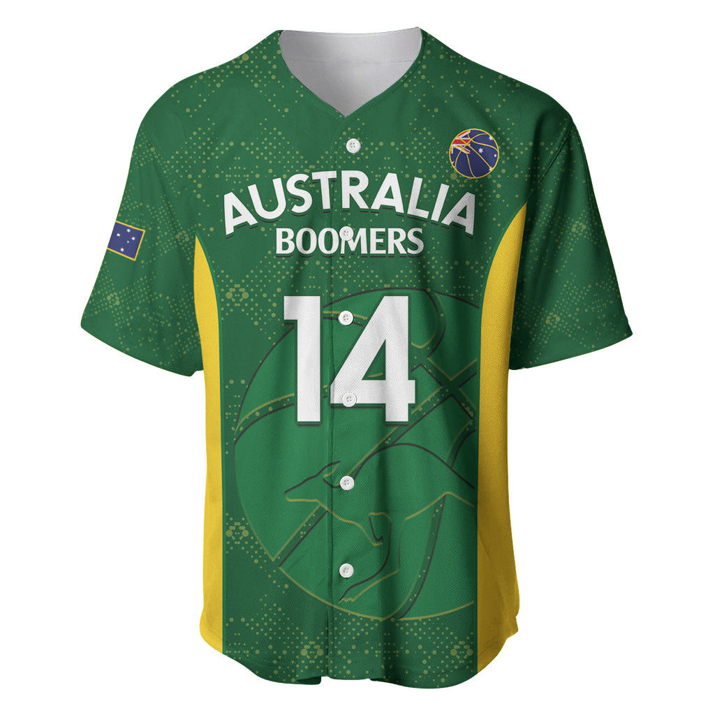 Custom Australia Basketball Baseball Jersey Go Champions Aussie Boomers National Color