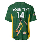 Custom Australia Basketball Baseball Jersey Go Champions Aussie Boomers National Color