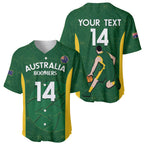 Custom Australia Basketball Baseball Jersey Go Champions Aussie Boomers National Color