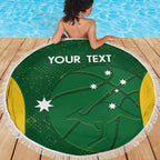 Custom Australia Basketball Beach Blanket Go Champions Aussie Boomers National Color