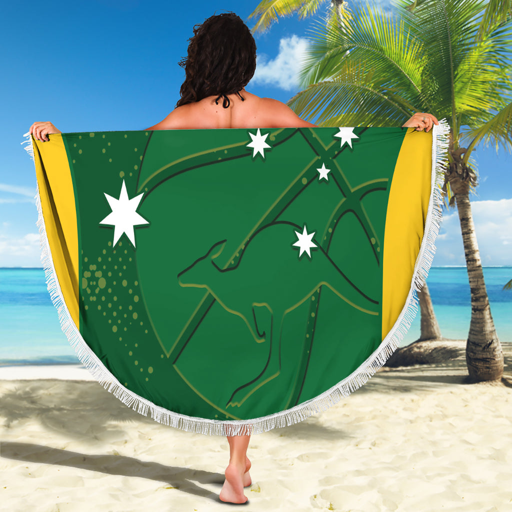 Custom Australia Basketball Beach Blanket Go Champions Aussie Boomers National Color