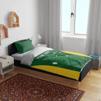 Custom Australia Basketball Bedding Set Go Champions Aussie Boomers National Color