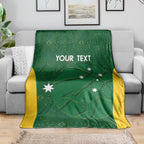 Custom Australia Basketball Blanket Go Champions Aussie Boomers National Color