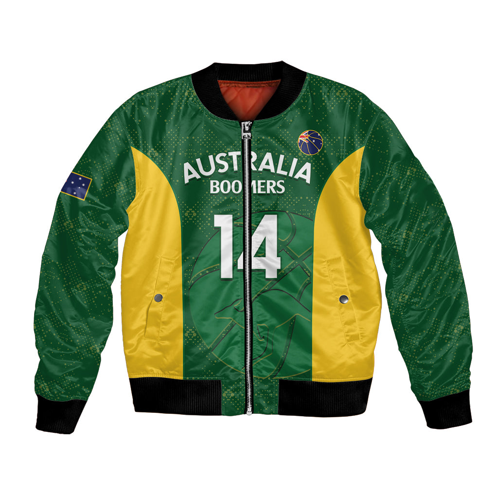 Custom Australia Basketball Bomber Jacket Go Champions Aussie Boomers National Color